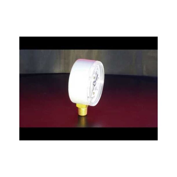 Pressure Gauge 63 Dial, 1/4" mount, 0-600mbar