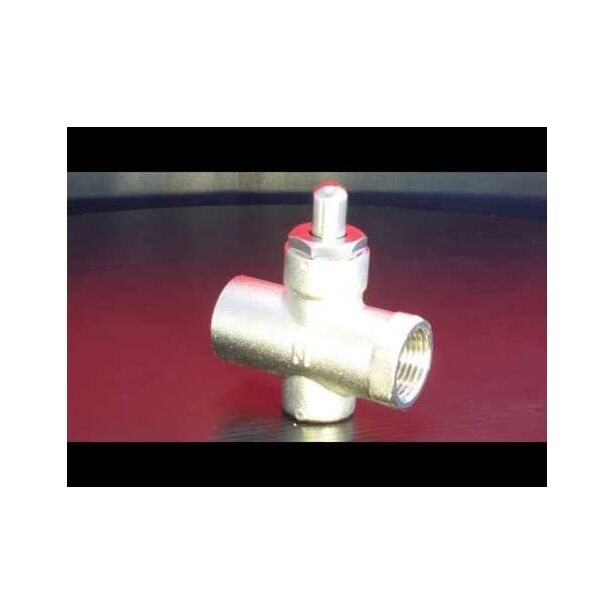 Pressure Gauge Holder with Push button 1/2"