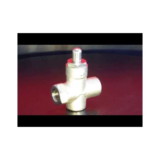 Pressure Gauge Holder with Push button 1/4"