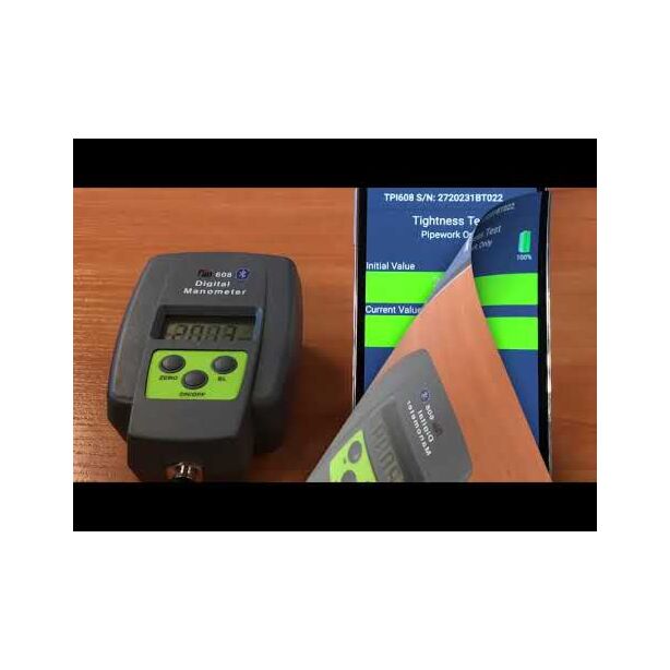 TPI 608 BT Manometer 15 Kpa 
