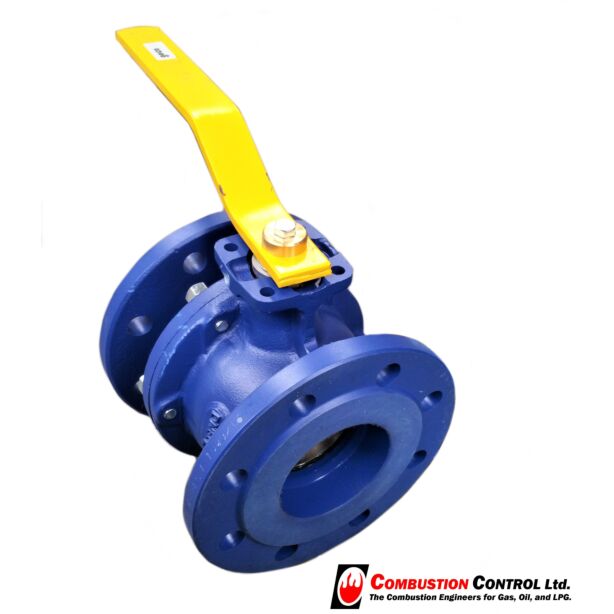 Ball valve DN100 flanged PN16, Cast Iron Body