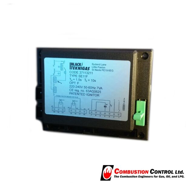 Black Teknigas SE11F Burner Controller