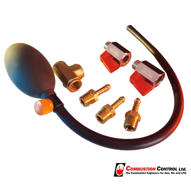 Test Tee with Hand Bellows Complete Kit