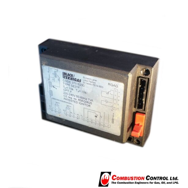 Black Teknigas SE31F Burner Controller