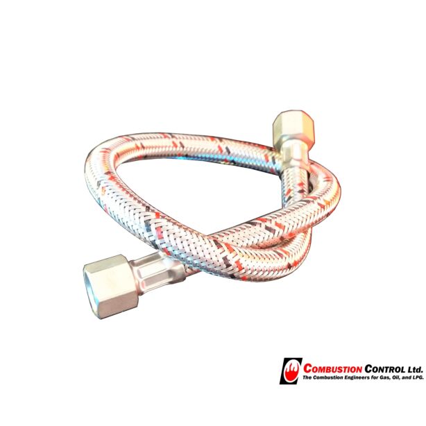 18" Flex Oil Hose 1/4FX1/4F