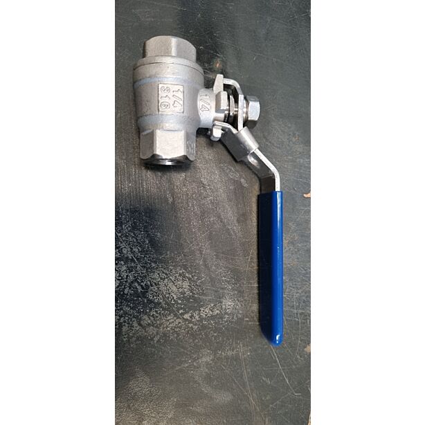 Ball Valve SS 3/8" Lockable