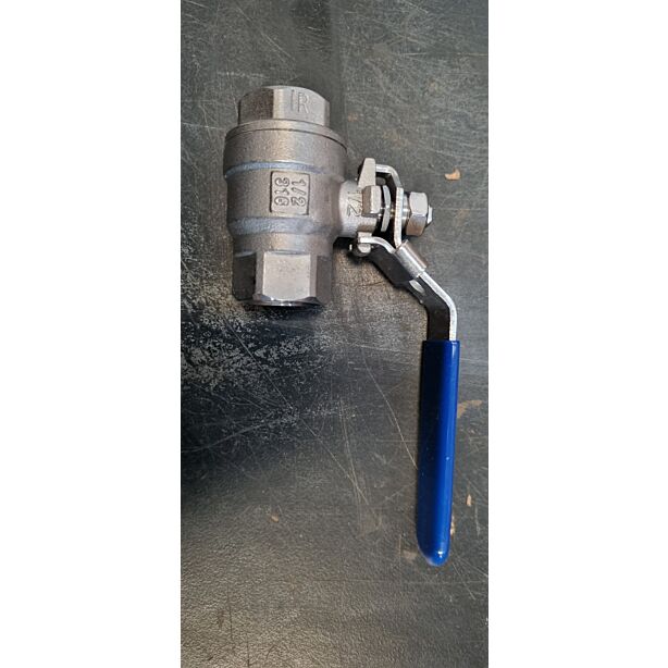 Ball Valve Stainless Steel Lockable 1/2"