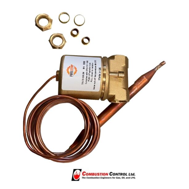 Capilary Fire Valve 3m, 72c, 3/8" connection