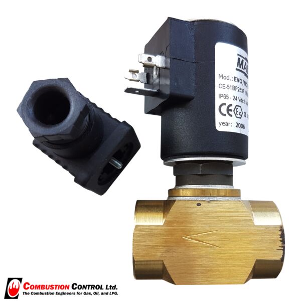 Madas Dn10 24vdc Brass Solenoid pmax 200mbr
