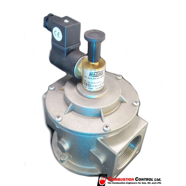 MADAS M16/RM DN50 230VAC Solenoid Valve Normal OPEN