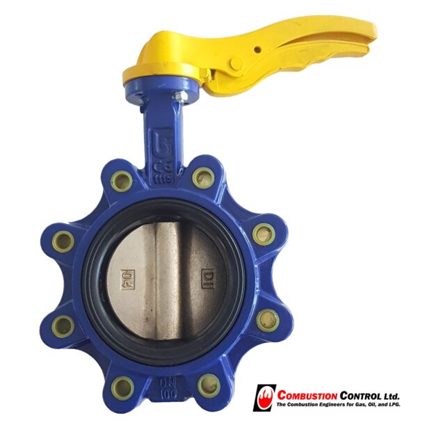 Lug Butterfly Valve DN100 PN16 gas rated