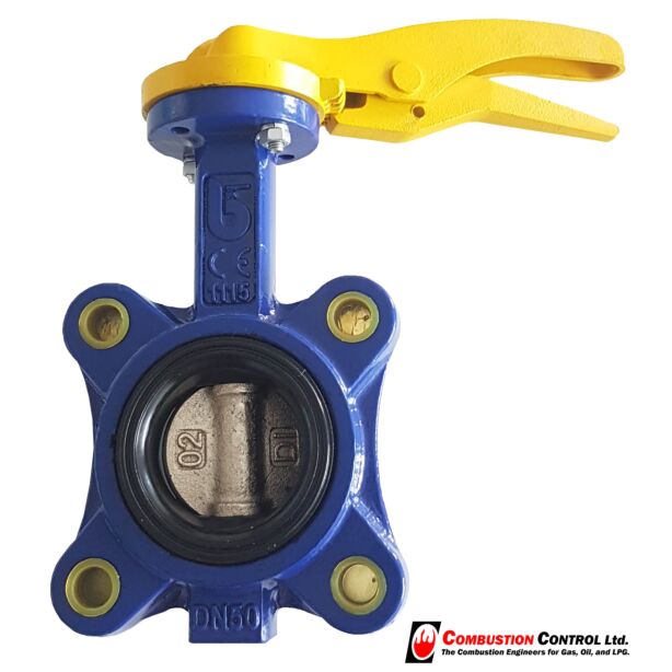 Lug Butterfly Valve DN50 PN16 Gas Rated