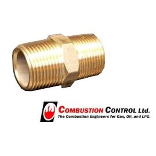 3/4" Brass Hex Nipple BSP