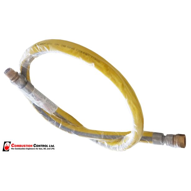 Gas Hose Dn20 x 1500 Yellow plastic cover