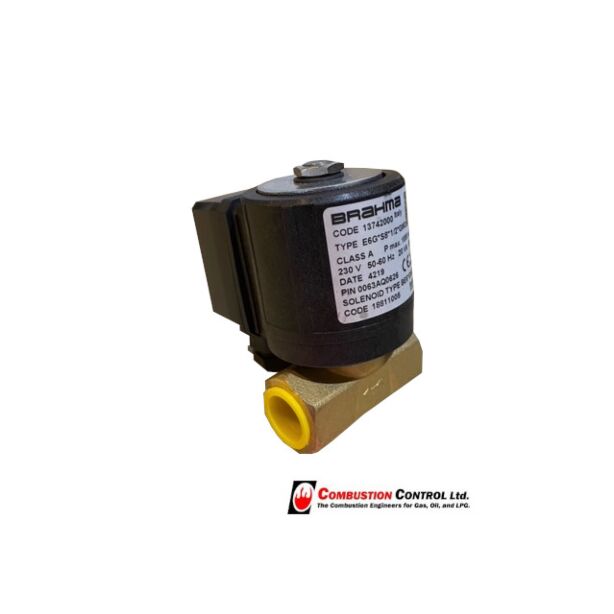 Brahma 1/2" Fm  Gas solenoid valve, E6/GMO