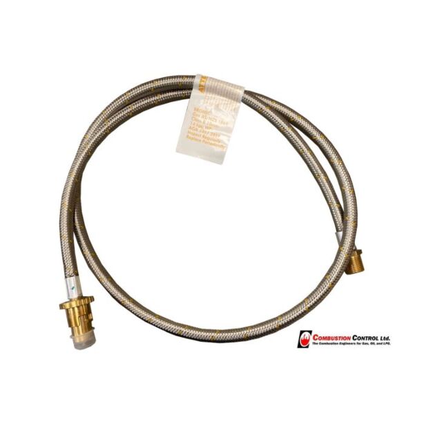 Hose 10mm Bayonet SS braided gas 1500mm