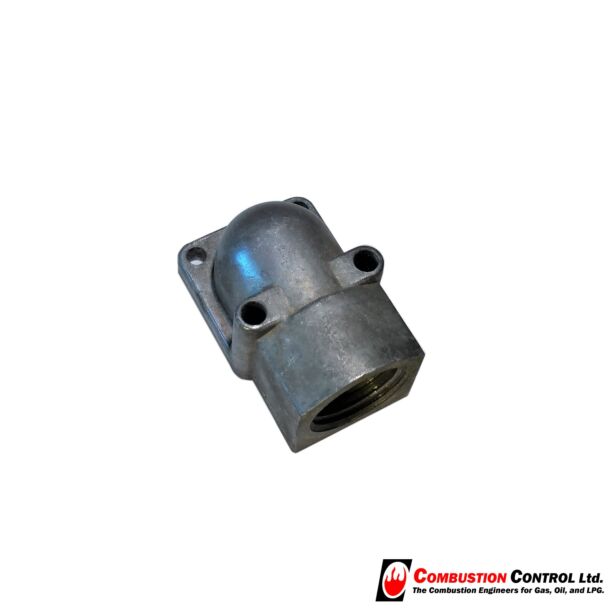 Black Teknigas Valve Flanged Elbow 1/2"