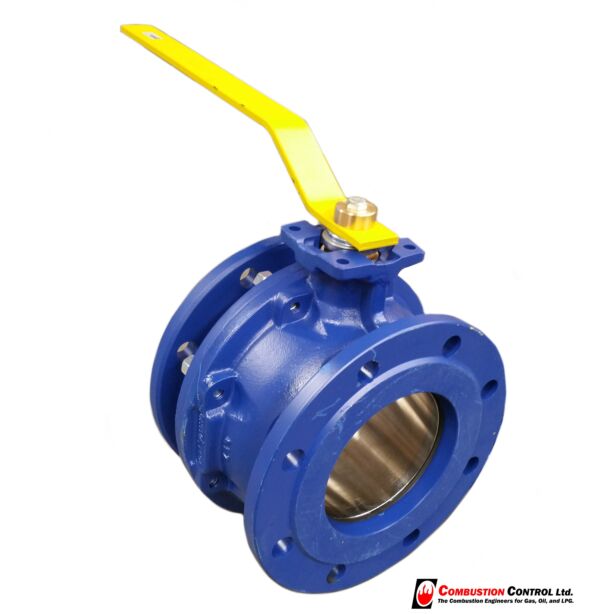 Ball valve DN150 flanged PN16, Cast Iron Body