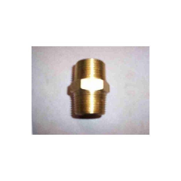 3/4" Brass Hex Nipple