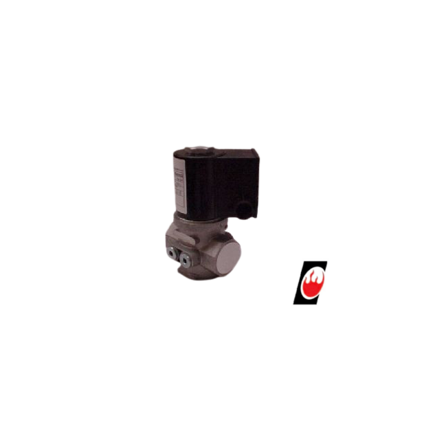 Black Teknigas Solenoid Operated Gas Safety Shut-off valve 3/4" Fast Opening with Flow Adjustment