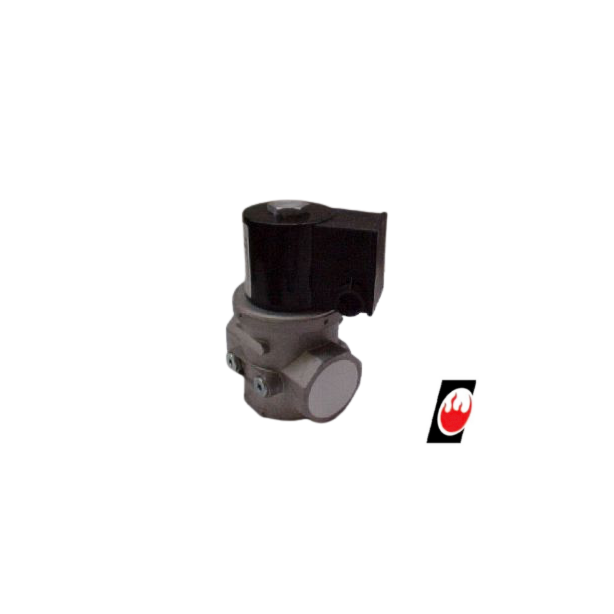 Black Teknigas Solenoid Operated Gas Safety Shut-off valve 2" Fast Opening with Flow Adjustment