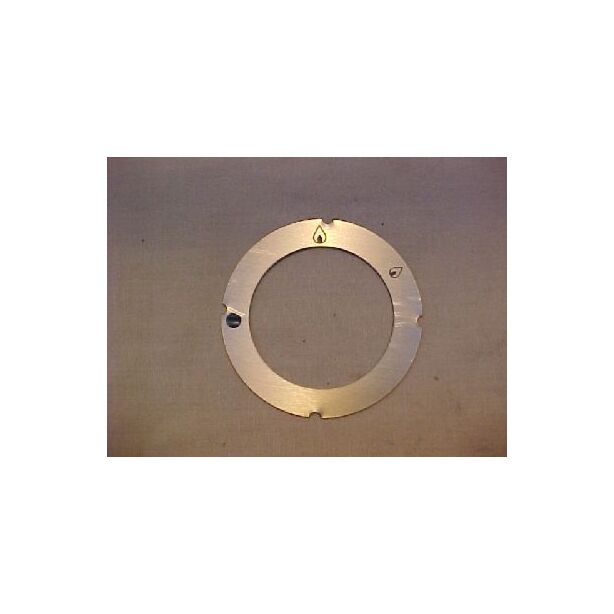 Escutcheon 'no pilot' for 20