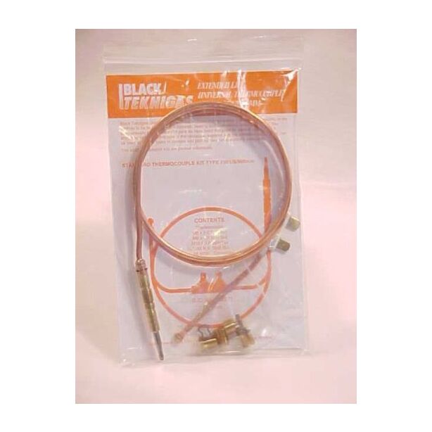 Black Teknigas Universal Thermocouple with Interrupter 7001/S/900mm