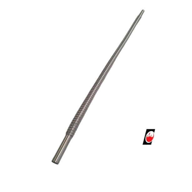 Pilot Tube 1/4" S/S 304 fluted 12" long