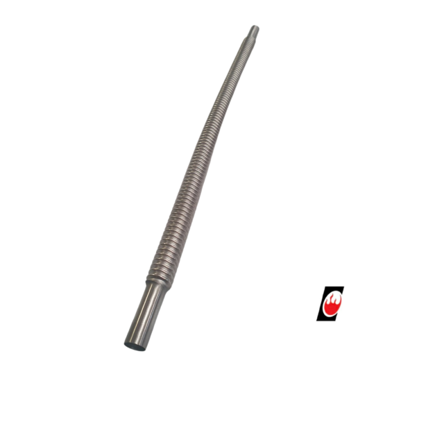 Pilot Tube 3/8" S/S 304 fluted 12" long