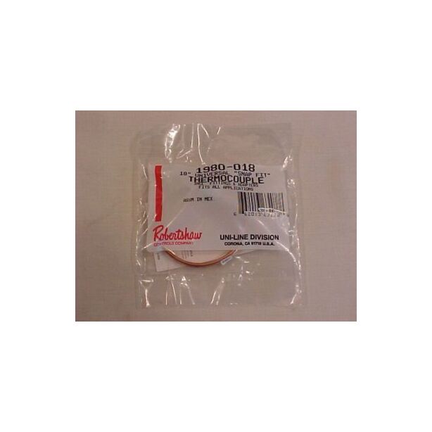 RobertShaw Thermocouple  18" Snap-Fit