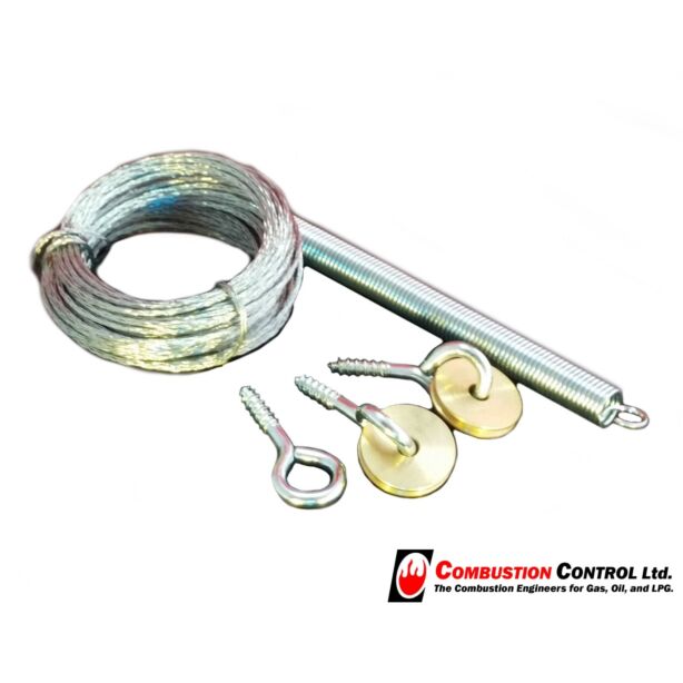 Spring kit for fire valve including fuse link