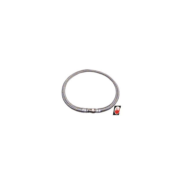 Gas hose 19mm SS braided FC/M 1200mm