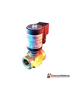 MADAS DN15 24VDC Brass Solenoid Valve pmax 200mbar