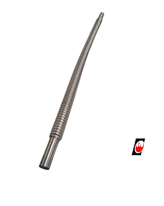 Pilot Tube 3/8" S/S 304 fluted 12" long