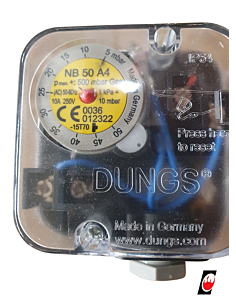 Dungs Pressure switch NB50 A4 2.5 -50mbr Manual Reset