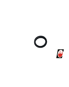 Washer seal for connecting set on gas meters