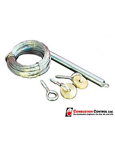 Spring kit for fire valve including fuse link