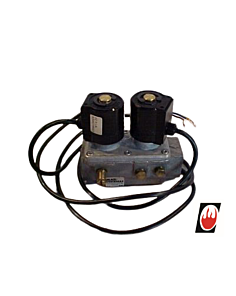 Black Teknigas Double Solenoid Valve 1/2" 230V 60mbar(Max) 2442112-00
