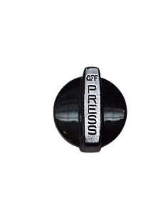 Keefer Knob Gas Cock black 6.35mm