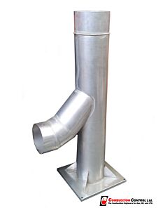 Flue Base For Ivar SupeRac 150 boiler 200mm Dia