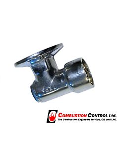 Bayonet floor socket chrome 1/2" FBSP