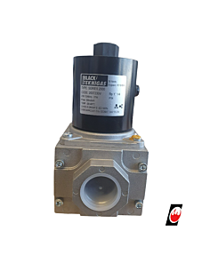 Black Teknigas Solenoid Operated Gas Safety Shut-off valve 1 1/4" (Dn32) Fast Opening