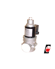 Black Teknigas Solenoid Operated Gas Safety Shut-off Valve  1 1/2" Slow Opening