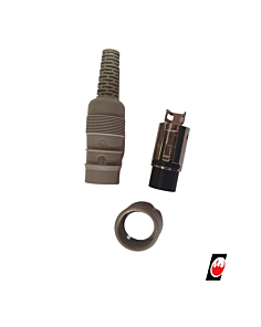 3 Way screw lock Din Socket for Gas Meter