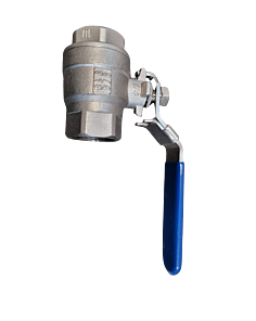 Ball Valve Stainless Steel 2" Fm BSP, Lockable